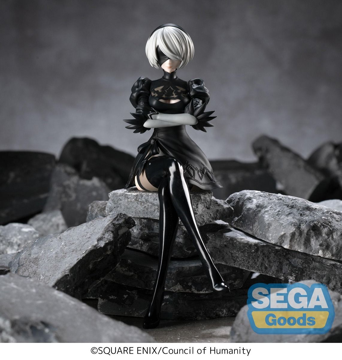 NieR:Automata - Ver1.1a PM Perching Prize Figure - 2B