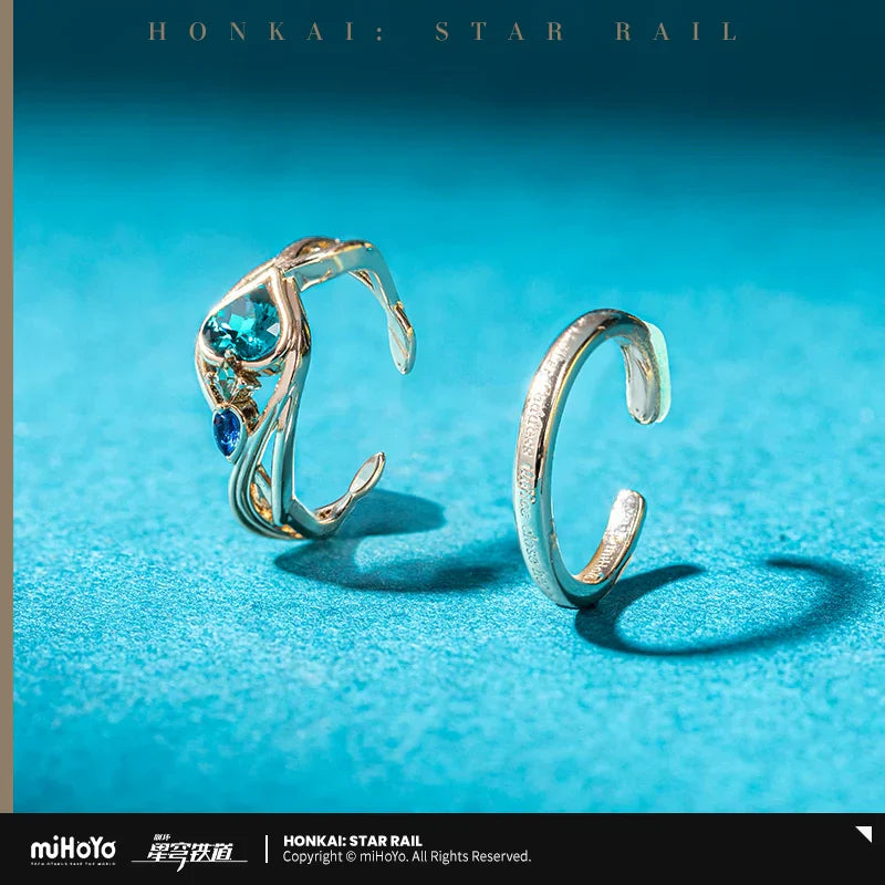 Honkai: Star Rail - Aventurine Theme - Ring Set