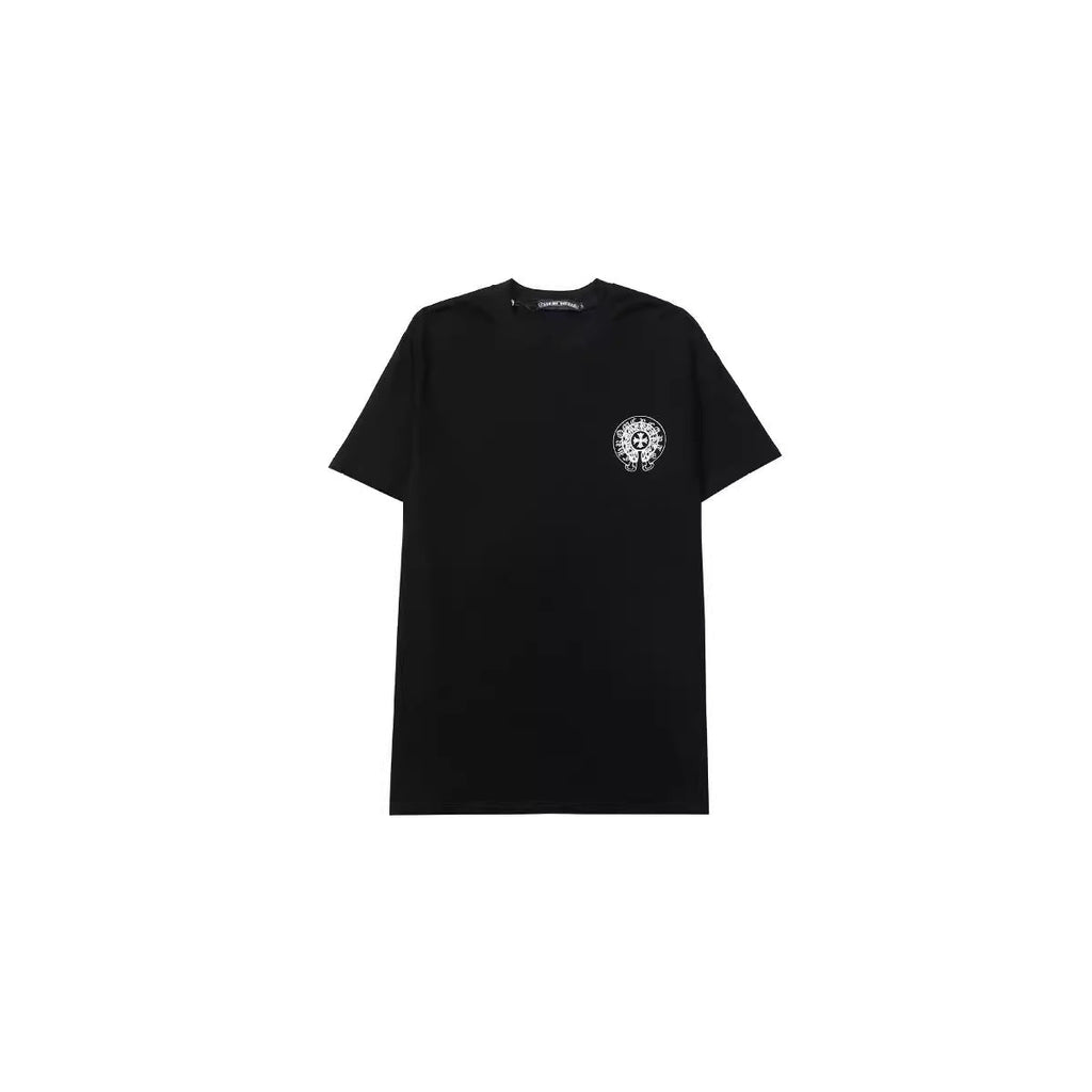 CHH Chrome Heart T Shirts Crowe Fashion ins Ghost 3D Printing Pure T-Shirt Summer