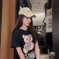 Moschino T-shirt Loose Leisure Sports Short Sleeve